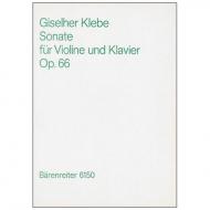 Klebe, G.: Violinsonate Nr. 3 Op. 66 