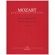Mozart, W. A.: 2 Duos G-Dur KV 423 und B-Dur KV 424 