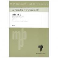 Gretschaninow, A.: Klaviertrio Nr. 2 Op. 128 G-Dur (1930) 