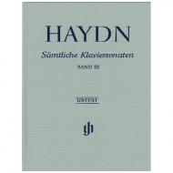 Haydn, J.: Sämtliche Klaviersonaten Band III 