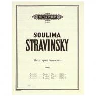 Stravinsky, S.: 3 Inventionen 