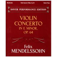 Mendelssohn Bartholdy, F.: Violinkonzert Op. 64 e-Moll 