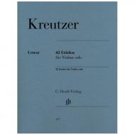 Kreutzer, R.: 42 Etüden für Violine solo 