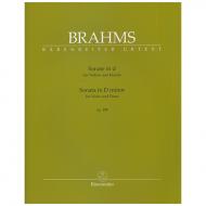 Brahms, J.: Violinsonate Op. 108 d-Moll 