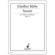 Klebe, G.: Violinsonate Op. 14 