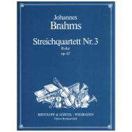 Brahms, J.: Streichquartett B-Dur, op. 67 