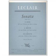 Leclair, J. M. A.: Triosonaten Op. 4 Nr. 5 g-moll 