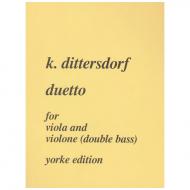 Dittersdorf, K.D.v.: Duetto Es-Dur 