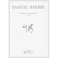 Barber, S.: Streichquartett Op. 11 