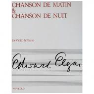 Egar, E.: Chanson de nuit & Chanson de matin Op. 15 G-Dur 