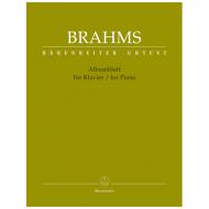 Brahms, J.: Albumblatt 