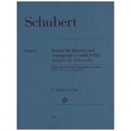 Schubert, F.: Arpeggione-Sonate D 821 