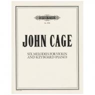 Cage, J.: 6 Melodien 
