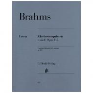 Brahms, J.: Quintett h-Moll Op. 115 