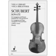 Schubert, F.: Violasonate für Arpeggione D821 a-Moll 