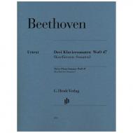 Beethoven, L. v.: 3 Klaviersonaten WoO 47 Kurfürstensonaten 