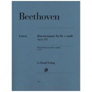 Beethoven, L. v.: Klaviersonate Nr. 32 c-Moll Op. 111 