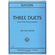 Haydn, J.: 3 Duette Hob. III: 40, 20, 23a 