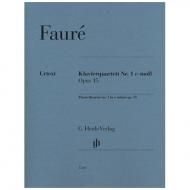 Fauré, G.: Klavierquartett Nr. 1 c-moll op. 15 