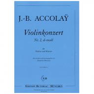 Accolay, J. B.: Violinkonzert Nr. 2 d-Moll 