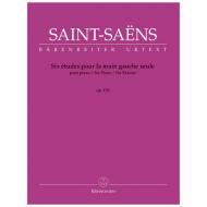 Saint-Saëns, C.: Six Études pour la main gauche seule Op. 135 R 54 