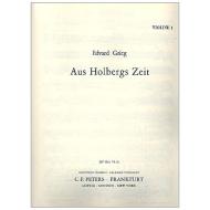 Grieg, E.: Suite »Aus Holbergs Zeit« Op. 40 G-Dur – Einzelstimmen 