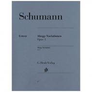 Schumann, R.: Abegg-Variationen F-Dur Op. 1 