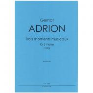 Adrion, G.: »Trois moments musicaux« (1990) 