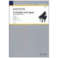Kapustin, N.: 24 Preludes and Fugues Op. 82 Band 1 