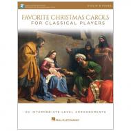 Favorite Christmas Carols for Violin (+Online Audio) 