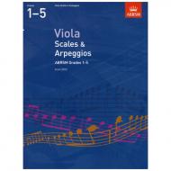 ABRSM: Viola Scales And Arpeggios – Grade 1-5 (From 2012) 
