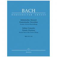 Bach, J. S.: Italienisches Konzert / Französische Ouvertüre BWV 971, 831 