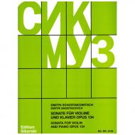 Schostakowitsch, D.: Violinsonate Op. 134 G-Dur 