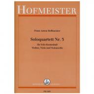 Hoffmeister, F. A.: Solo-Quartette Nr. 3 