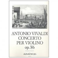 Vivaldi, A.: Violinkonzert Op. 3/6 RV 356 a-Moll 