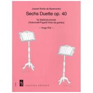 Boismortier, J. B. d.: 6 Duette Op. 40 