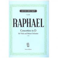 Raphael, G.: Concertino in D o.Op. 