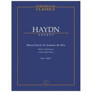 Haydn, J.: Missa brevis Sti.Joannis de Deo Hob. XXII:7 »Kleine Orgelmesse« 