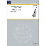 Czernowin, C.: For Violin solo 