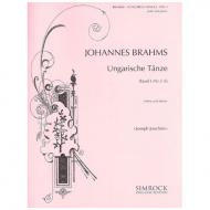 Brahms, J.: Ungarische Tänze Band 1 (Joachim) 