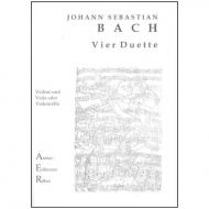 Bach, J.S.: Duo für Streicher: Klavierübung III. Teil (4 Duette) 