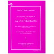 Rabbath, F.: Nouvelle technique de la contrebasse Vol.1 (+ CD) 