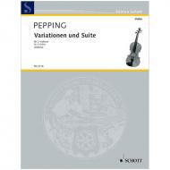 Pepping, E.: Variationen und Suite 