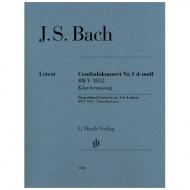 Bach, J. S.: Cembalokonzert Nr. 1 BWV1052 d-Moll 
