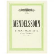 Mendelssohn Bartholdy, F.: Streichquartette Band 1: Op. 12, 13, 80, 81 