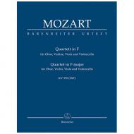 Mozart, W. A.: Oboenquartett F-Dur KV 370 (368b) 