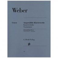 Weber, C. M. v.: Ausgewählte Klavierwerke 