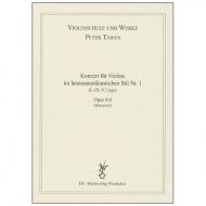 Taban, P.: Violinkonzert im lateinamerikanischen Stil Nr. 1 Op. 8/d 