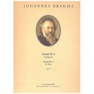 Brahms, J.: Sonate Nr. 3 f-Moll Op. 5 