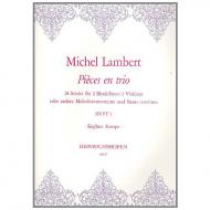 Lambert, M.: Pièces en trio Band 1 